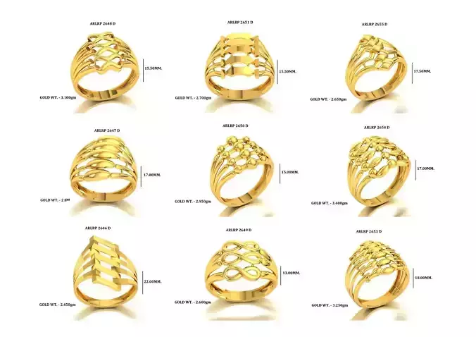 Paper Casting Rings- Check Description