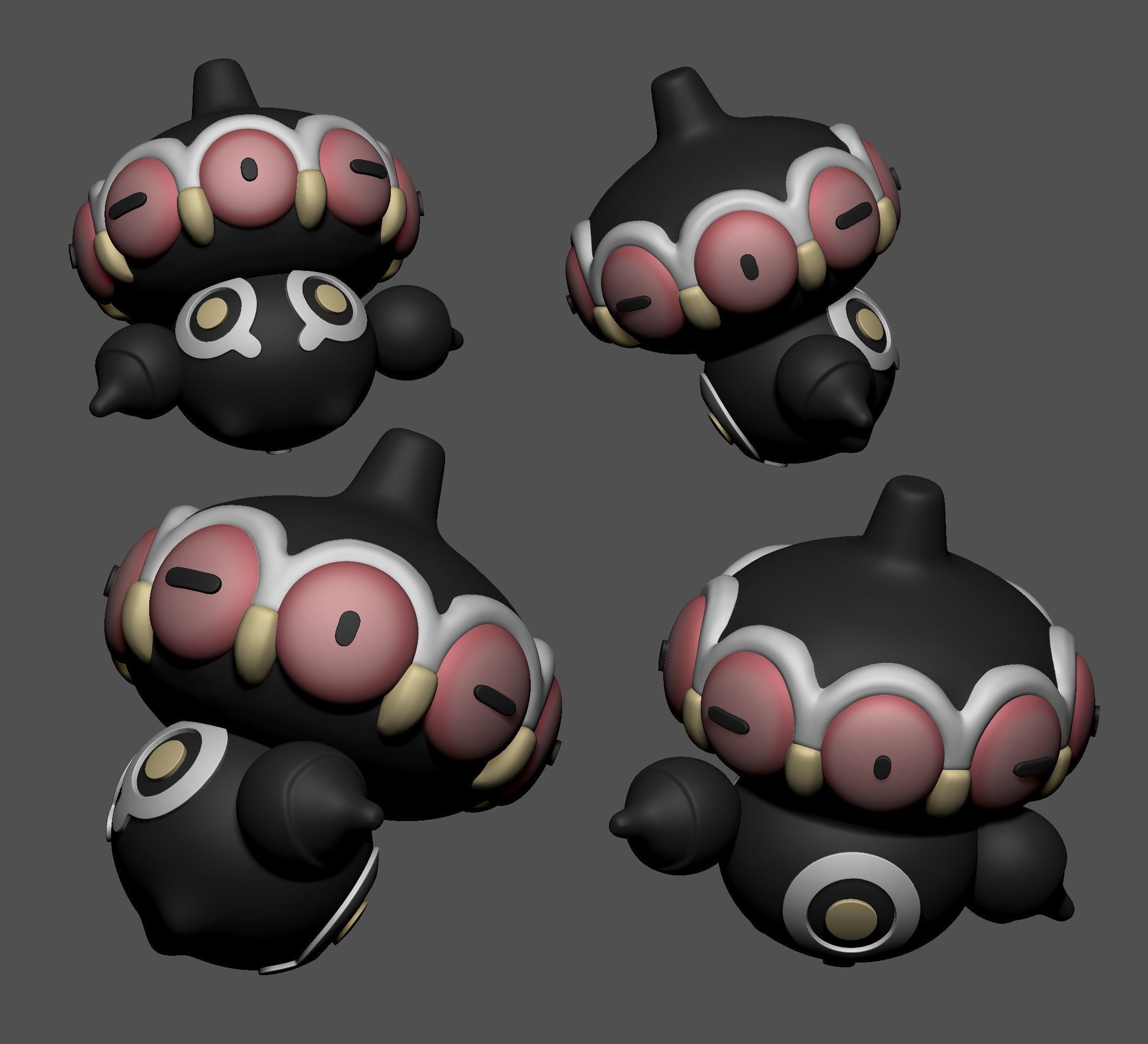 Pokemon - Claydol wih 2 poses 3D print model_4