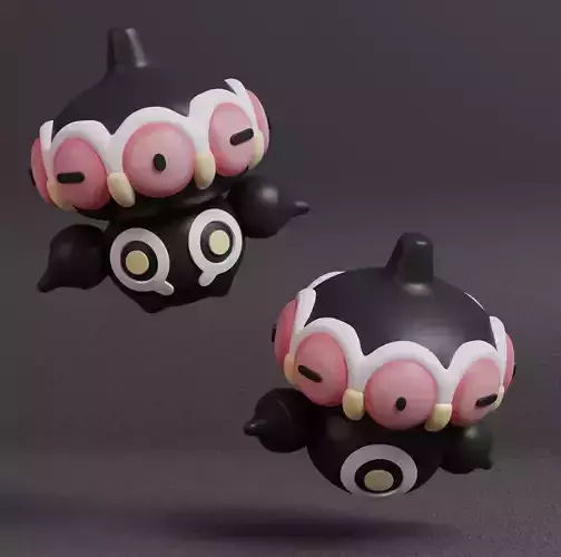 Pokemon - Claydol wih 2 poses 3D print model