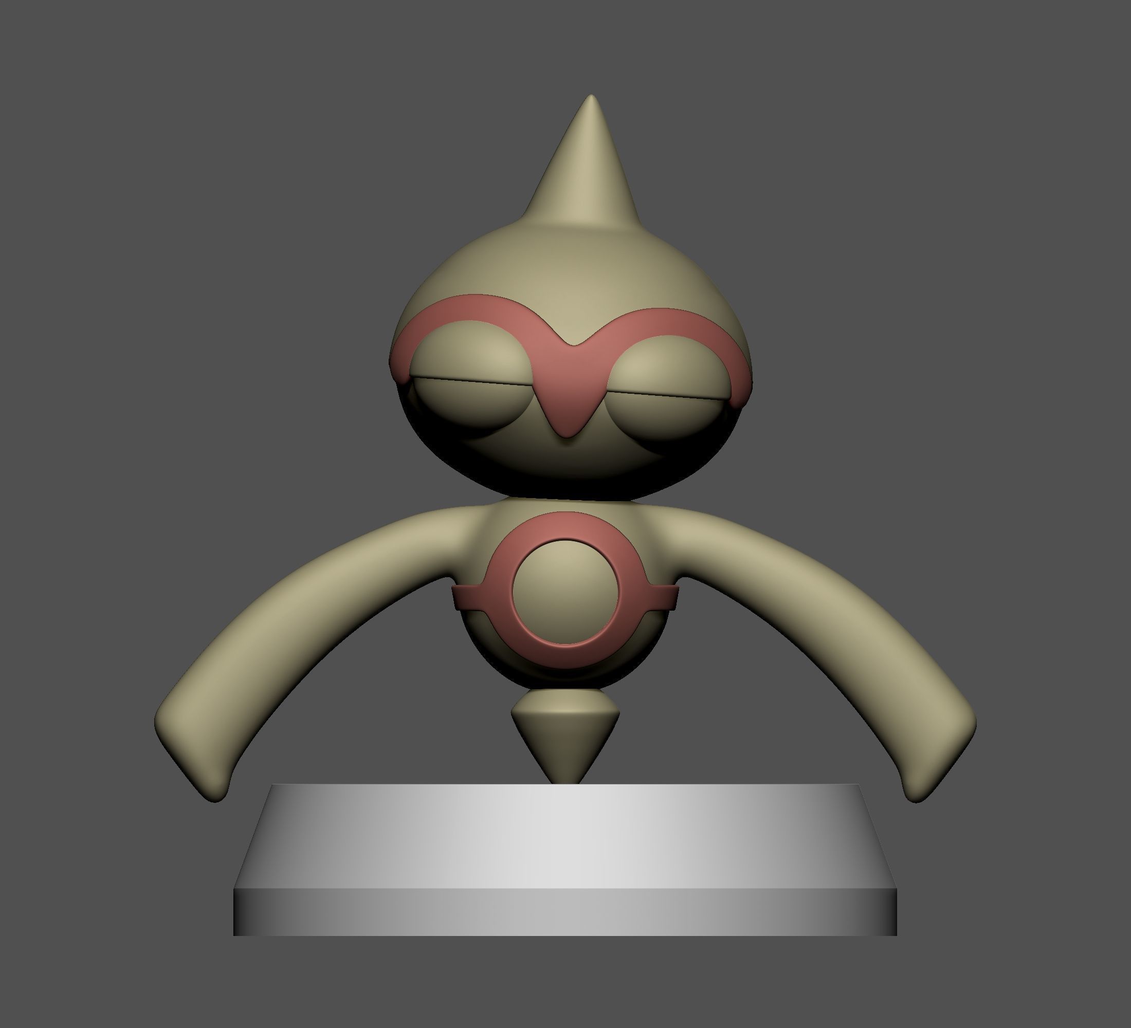 Pokemon - Baltoy and Claydol 3D print model_7