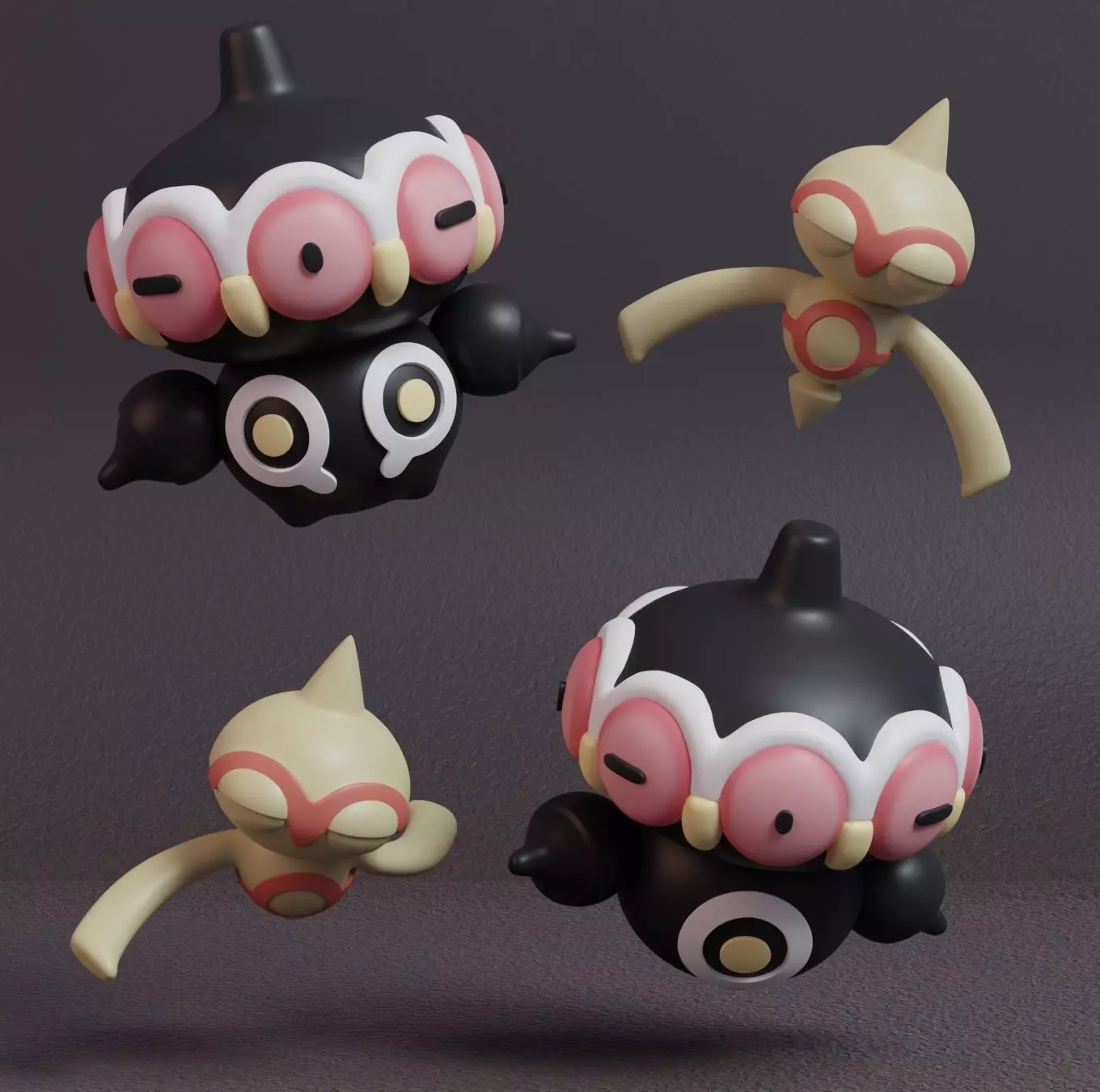Pokemon - Baltoy and Claydol 3D print model_0