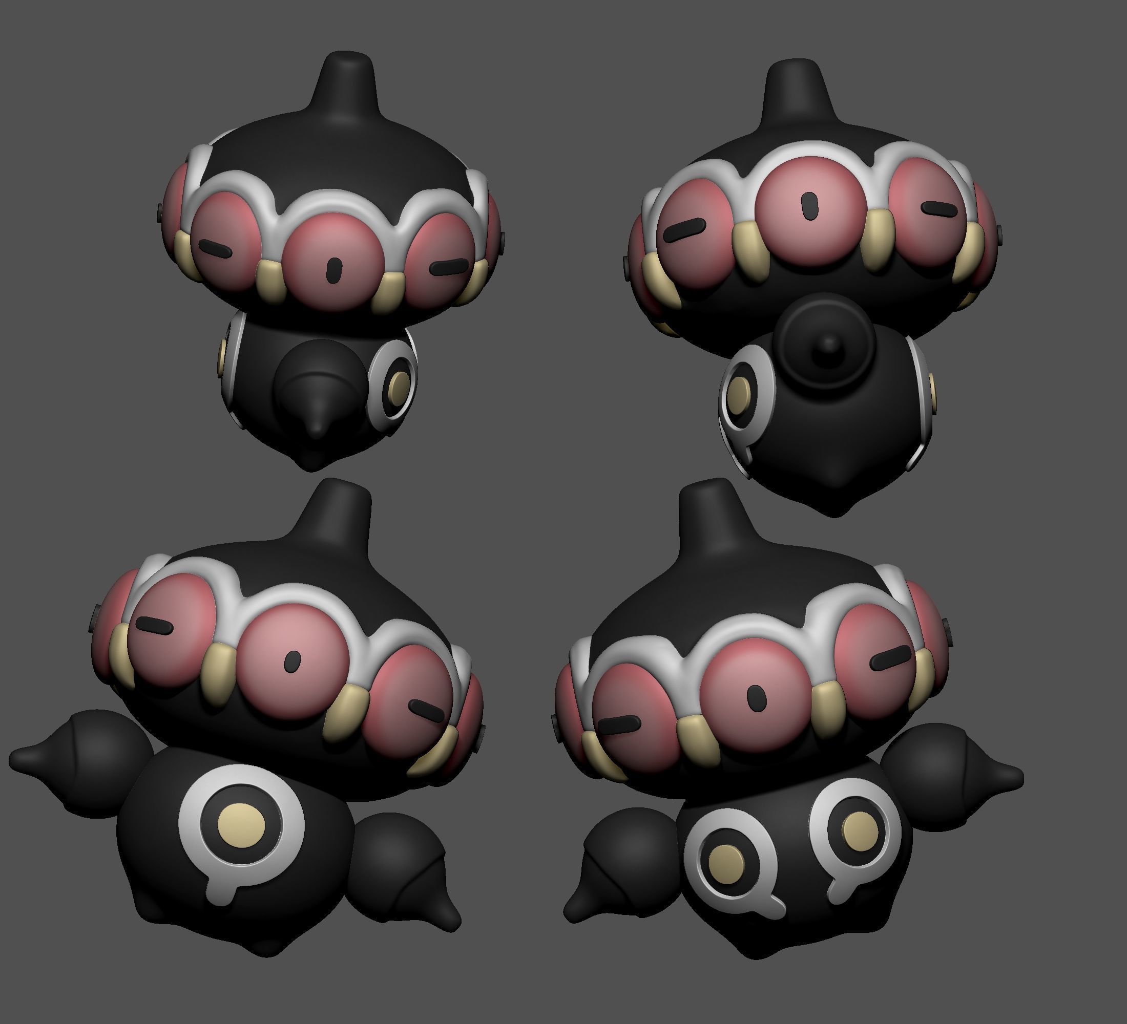 Pokemon - Baltoy and Claydol 3D print model_18