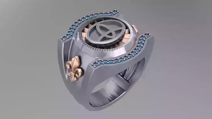 6 parts rings not all smooth