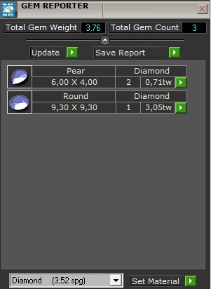 three stone engagement ring 3D print model_6