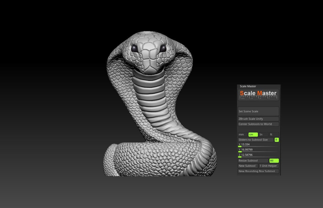 Snake Isanse Holder M28 3D print model_3