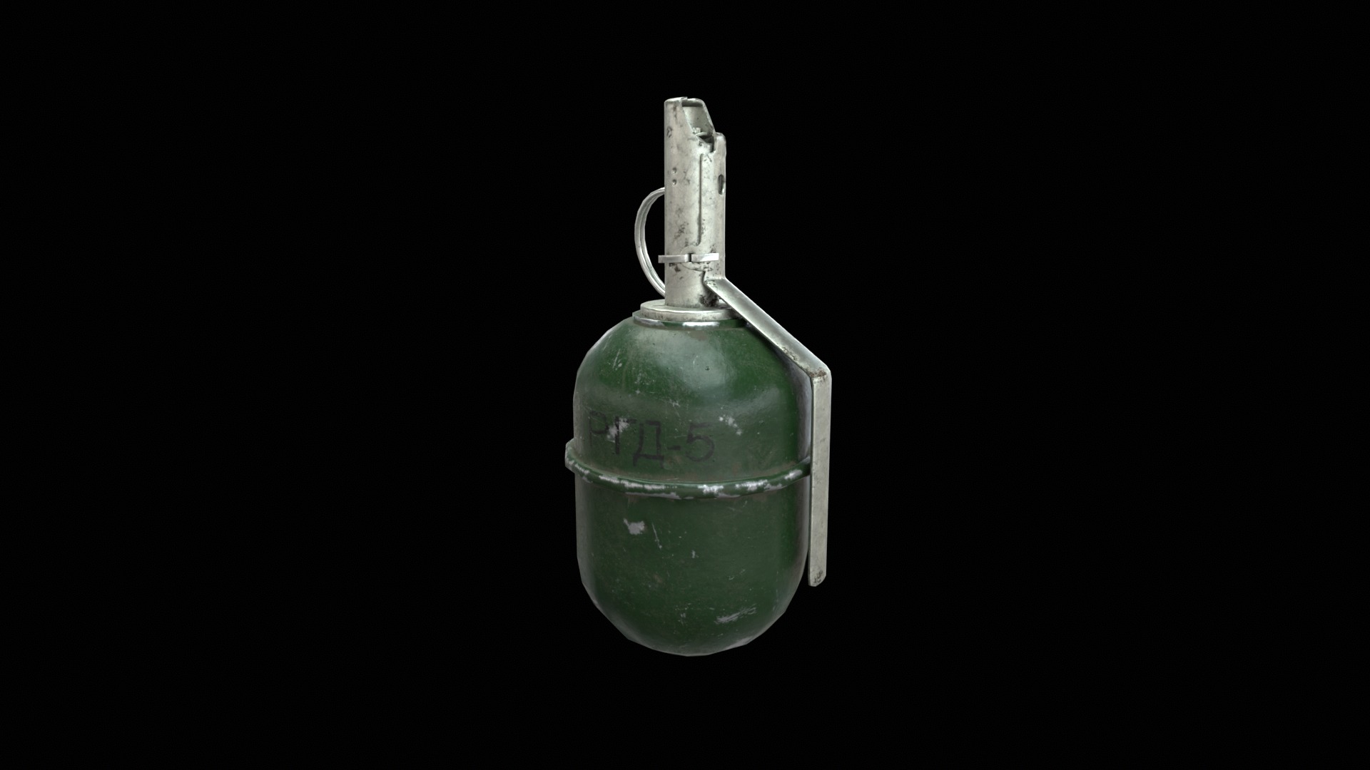Grenades RGD-5 and F1  Low-poly 3D model_25