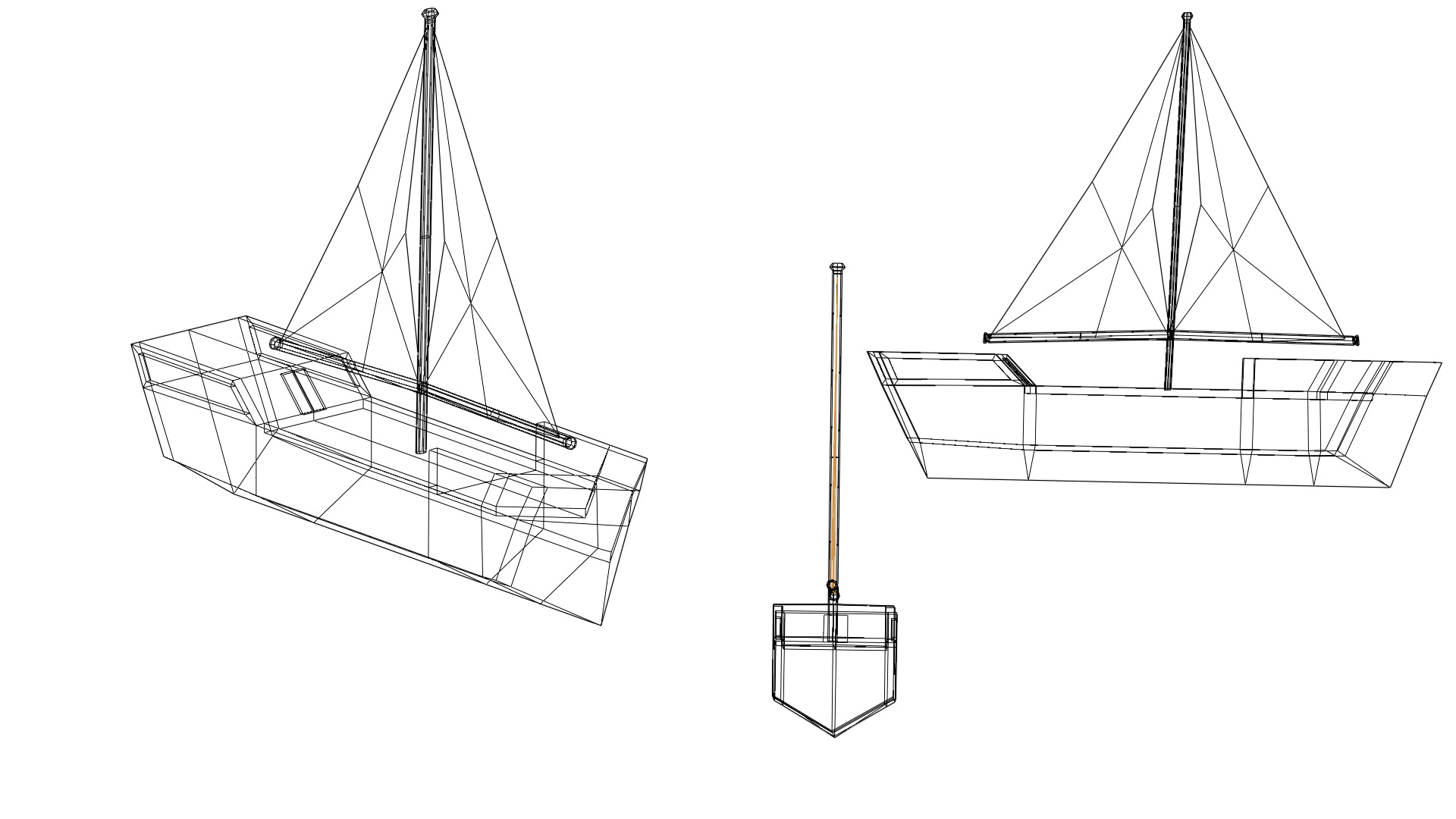 Low-Poly ships  Low-poly 3D model_14