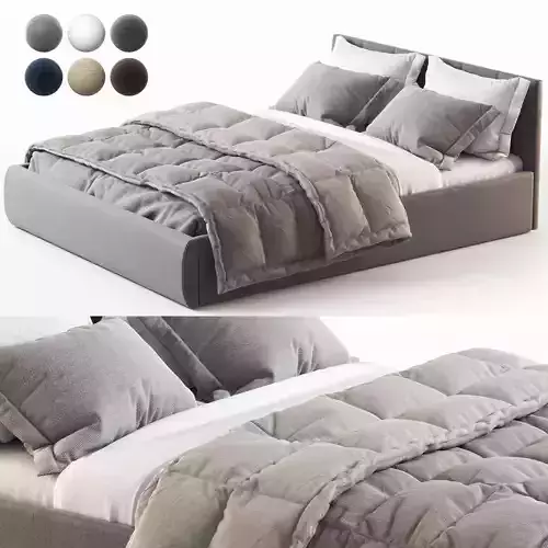 Hoff Mila bed 3D model