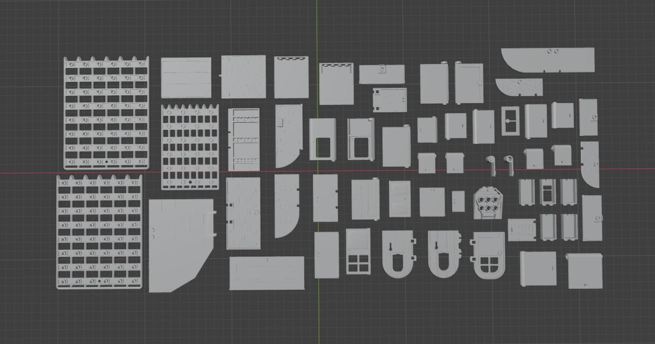 PixelBricks3D - LEGO Door Pack 3D print model_4