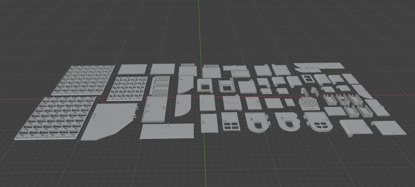 PixelBricks3D - LEGO Door Pack 3D print model_5