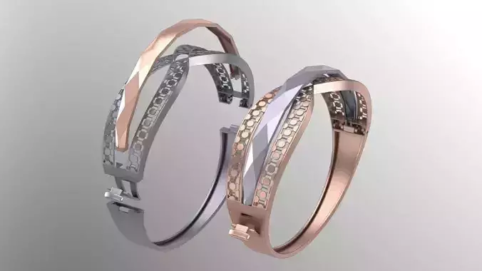 1st multi pieces facet fusion bracelet