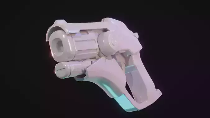 Overwatch - Mercy Caduceus Blaster - Cosplay 3D Print Prop