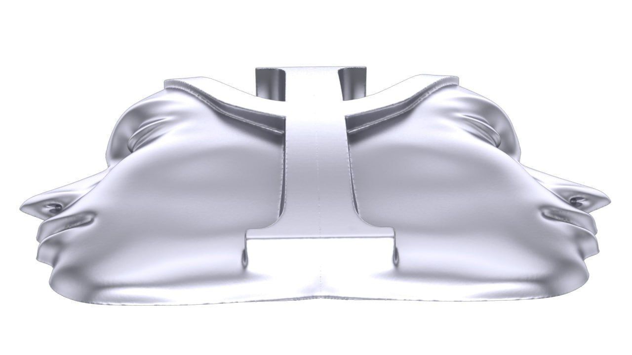 psi face pendant 3D print model_2