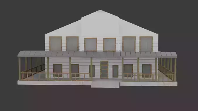 Modern Residential Interior and Exterior 3D Model Set