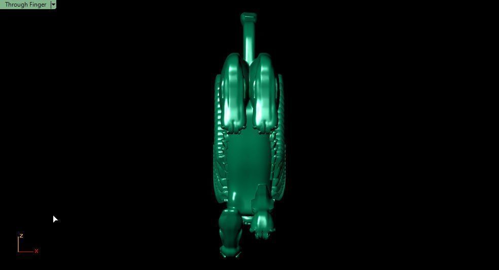 Assyrian door guard new metha 3D print model_4