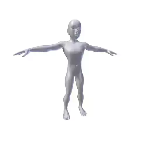 Anime Boy 1 49m basemesh