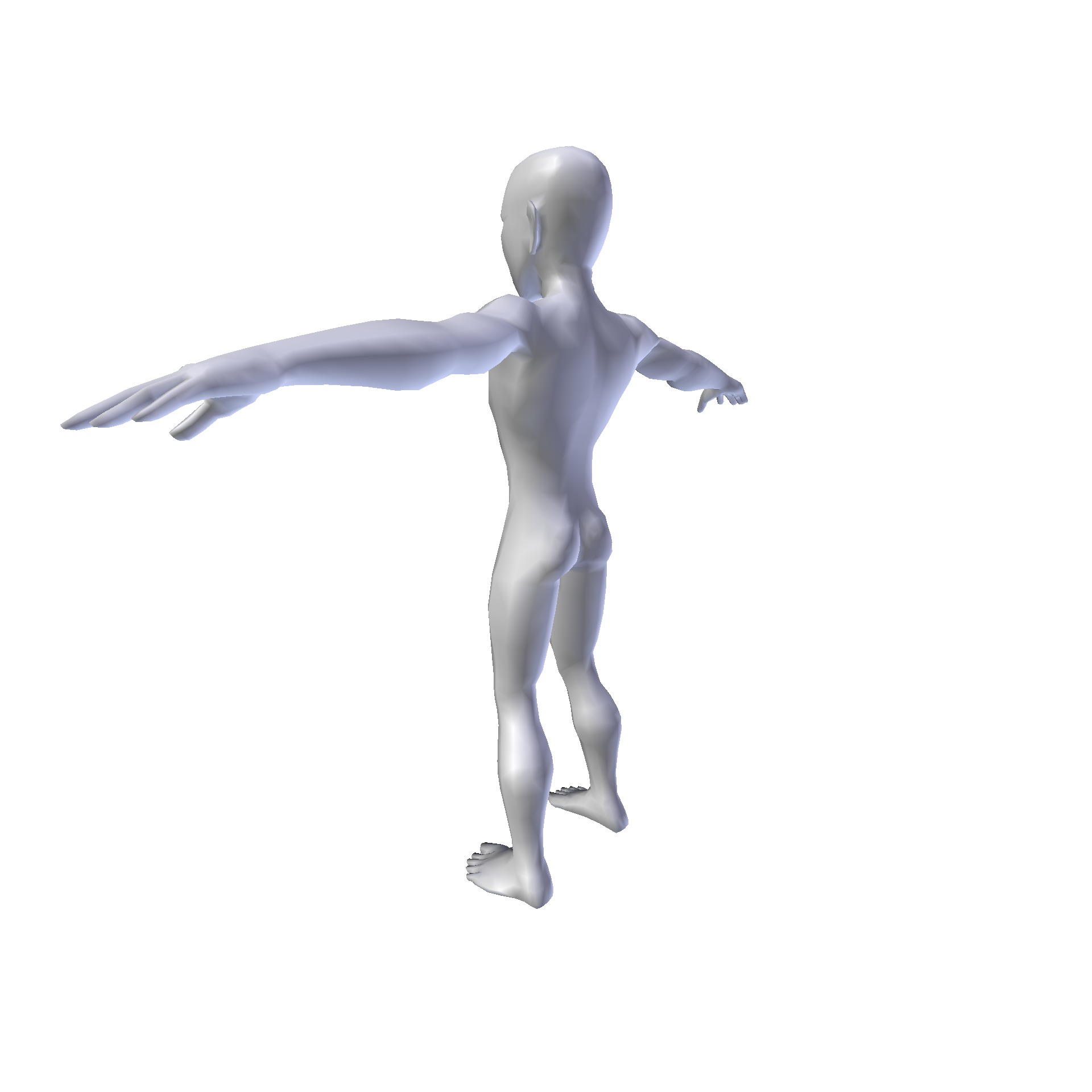 Anime Boy 1 49m basemesh Low-poly 3D model_5