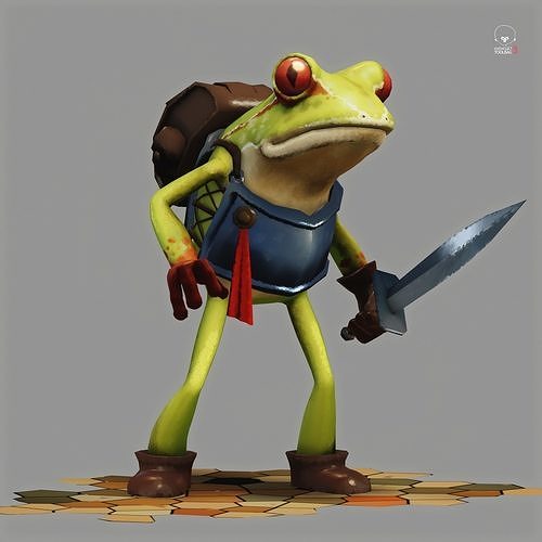 Real Time Frog Knight model