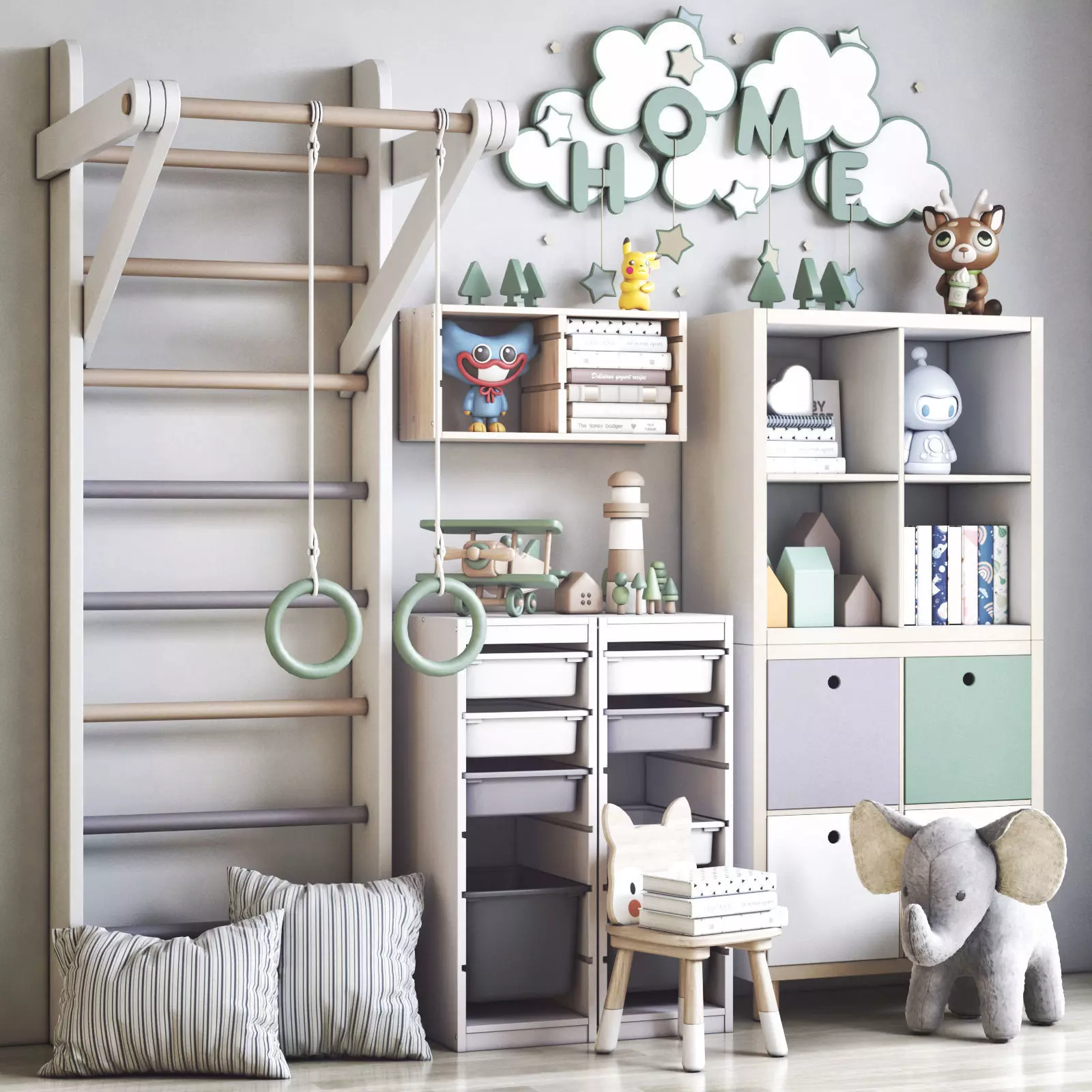 Furniture for nursery 25 3D model_0