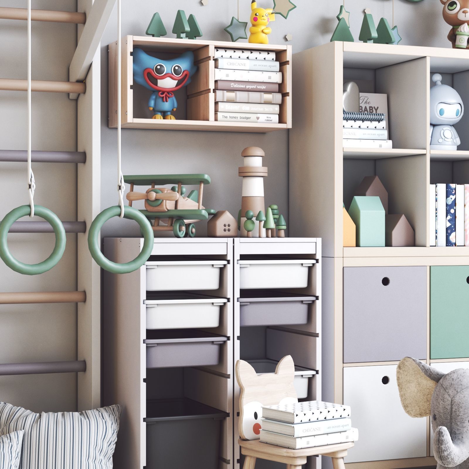 Furniture for nursery 25 3D model_1