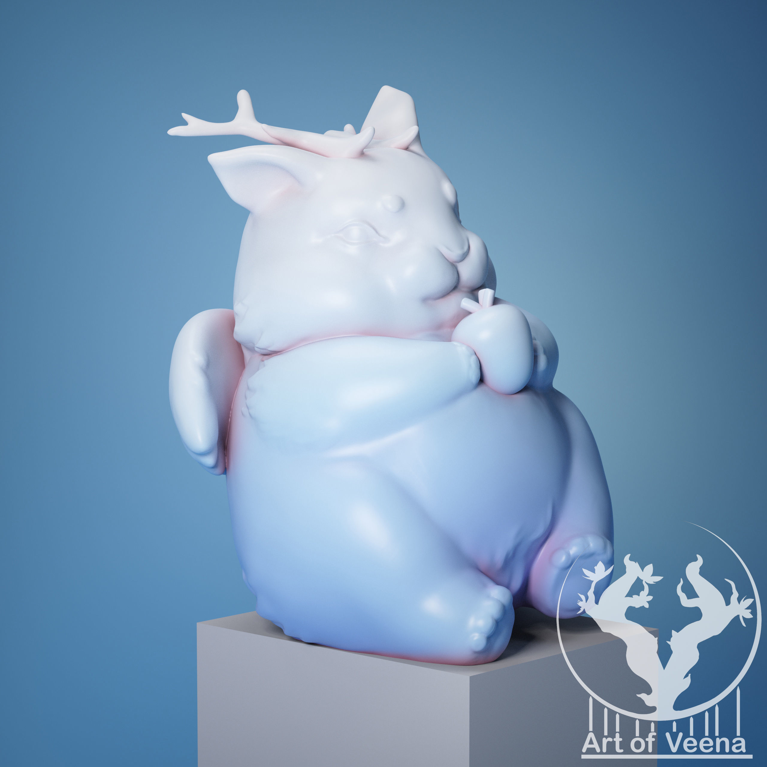 Rabbit Lion 3D print model_1