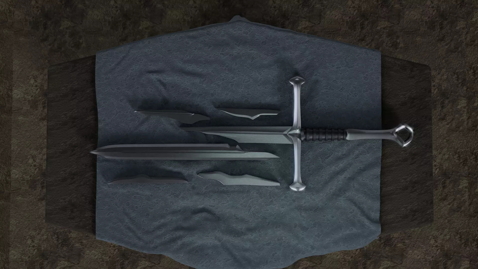 Isildurs Sword Free 3D model