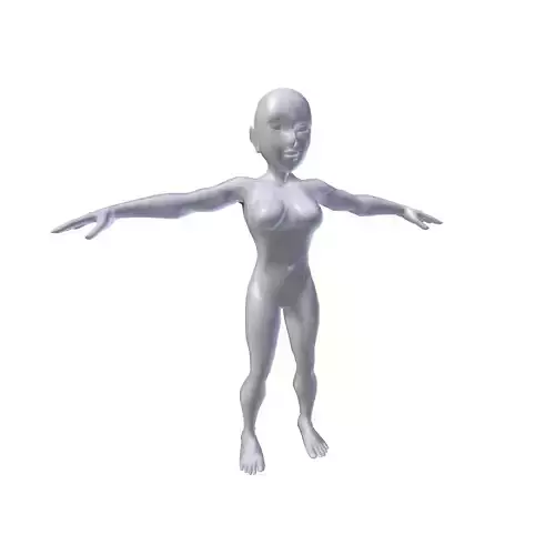 Anime Girl 1 36m basemesh