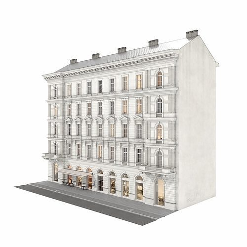 Building Vienna 01 3D model 3