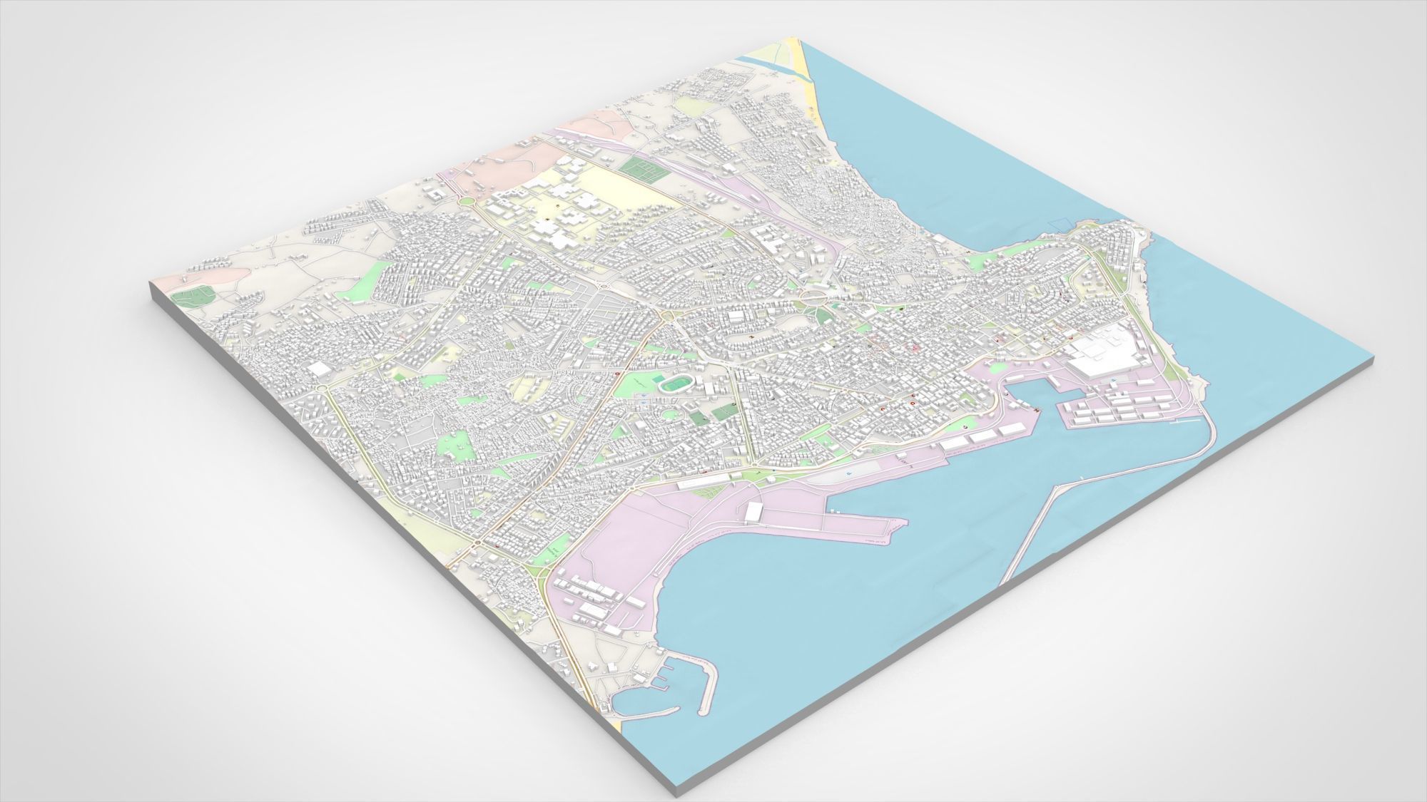 Cityscape Latakia Syria 3D model_5