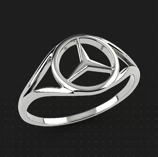 Mercedes Ring Free 3D print model