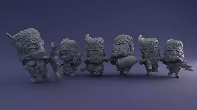 The Expendables 3D print model