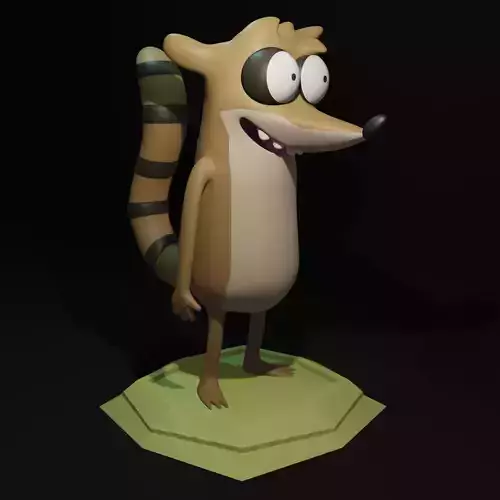 Rigby - Regular Show 3D print model