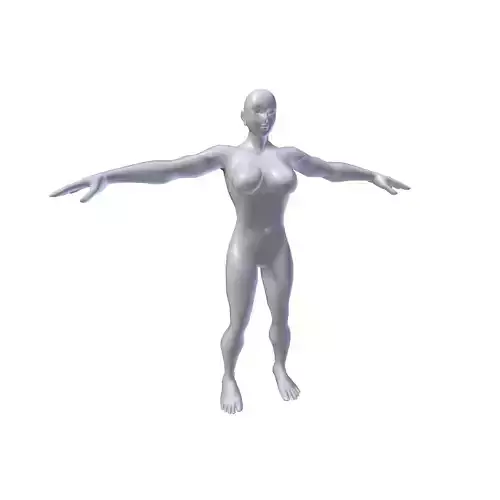 Anime Woman 1 99m basemesh