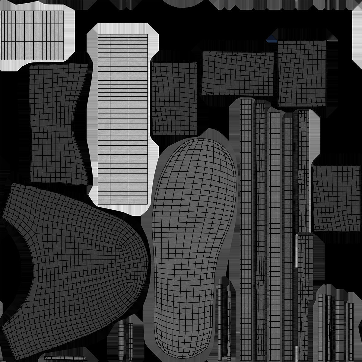 Boots 163 - All MH Bodies - UE5 Skeletons - Rigged Low-poly 3D model_10