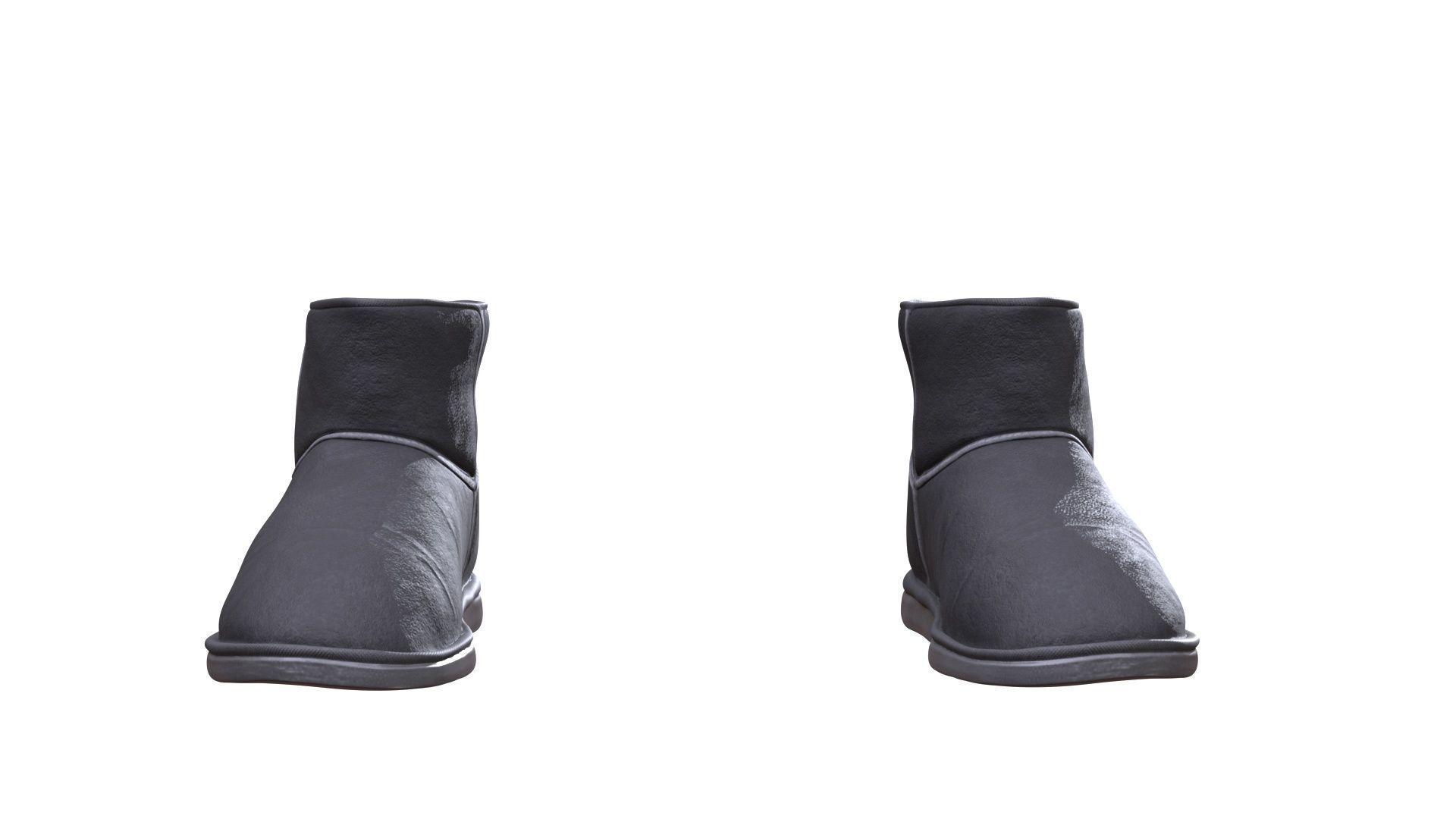 Boots 163 - All MH Bodies - UE5 Skeletons - Rigged Low-poly 3D model_5