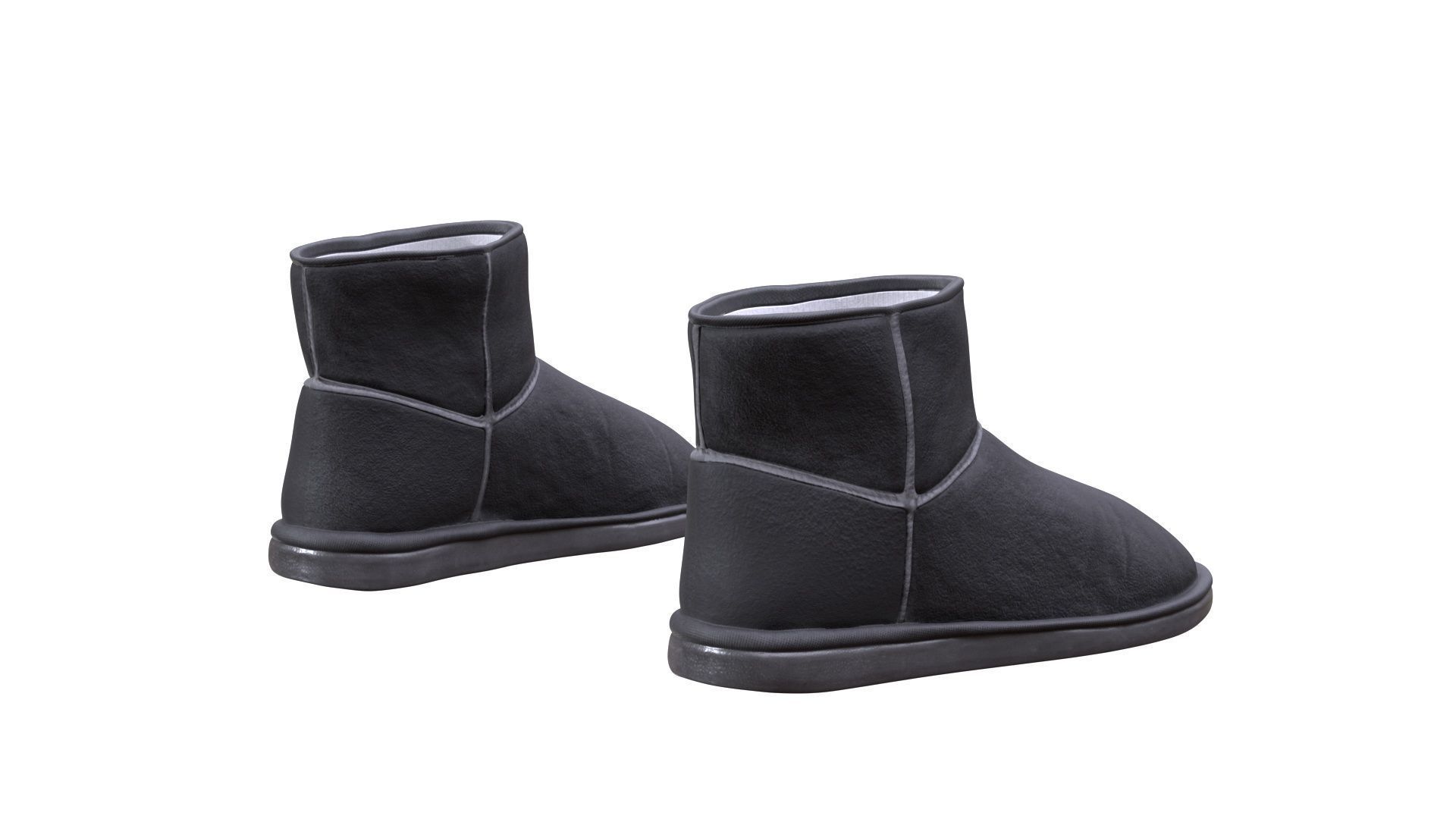 Boots 163 - All MH Bodies - UE5 Skeletons - Rigged Low-poly 3D model_4