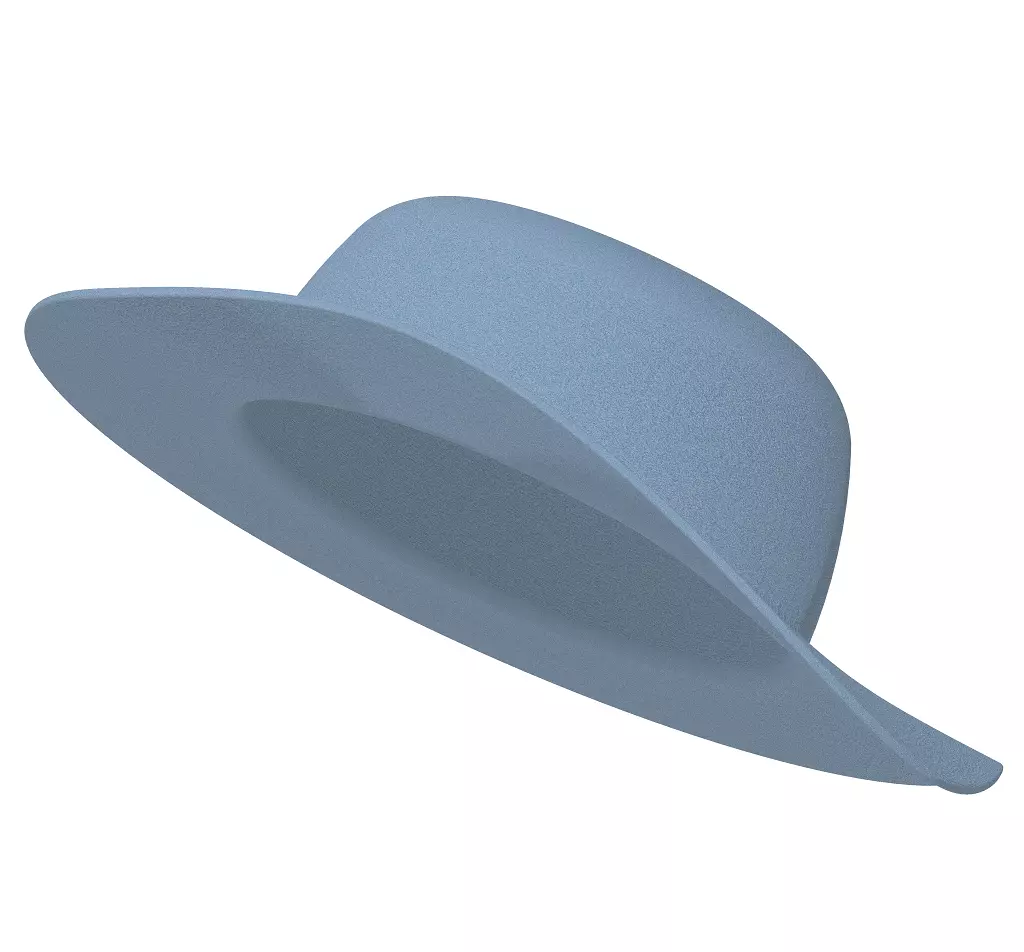 Summer Floppy Hat 3D print model_0