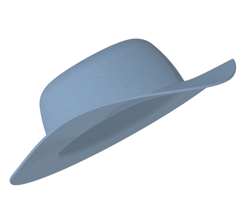 Summer Floppy Hat 3D print model_1
