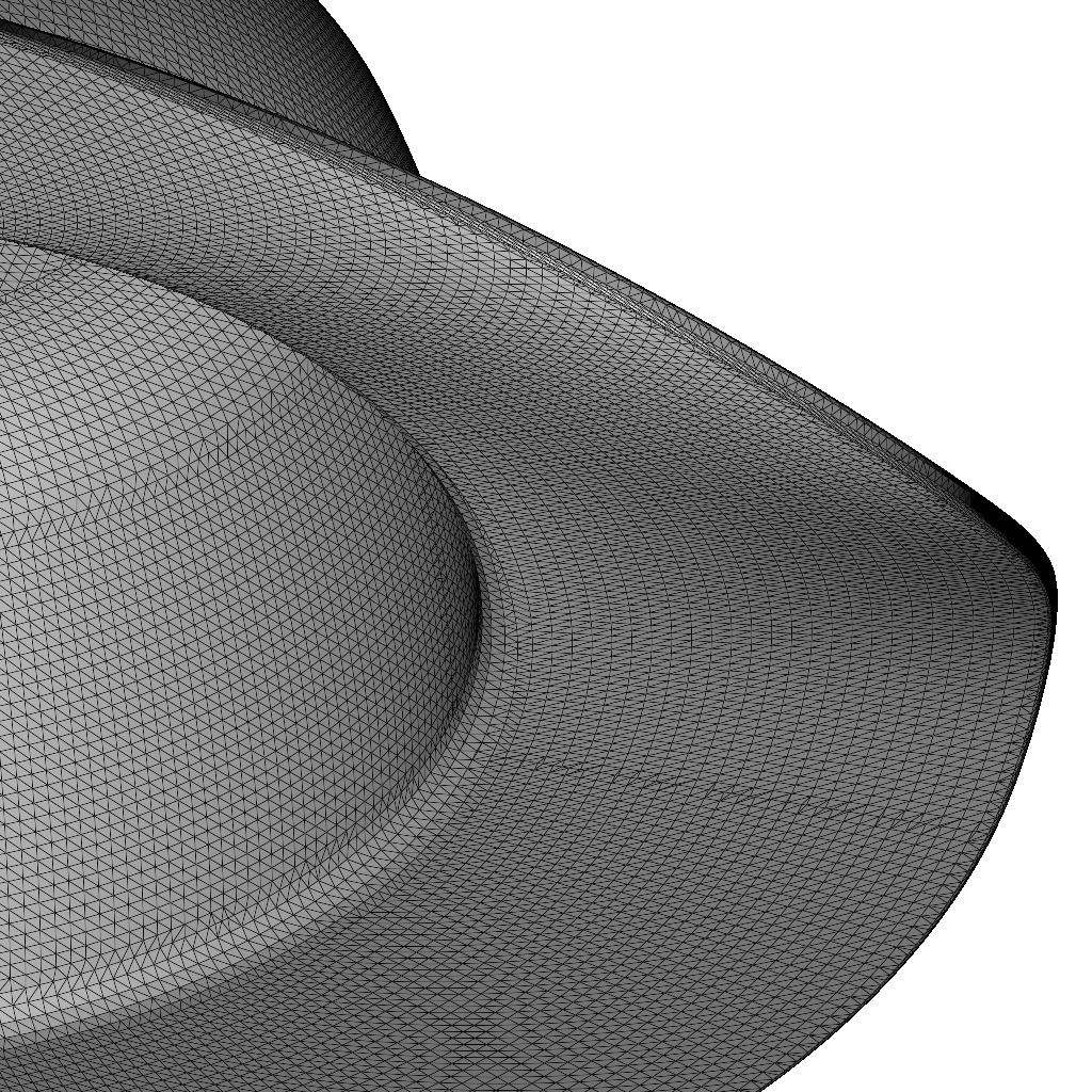 Summer Floppy Hat 3D print model_4