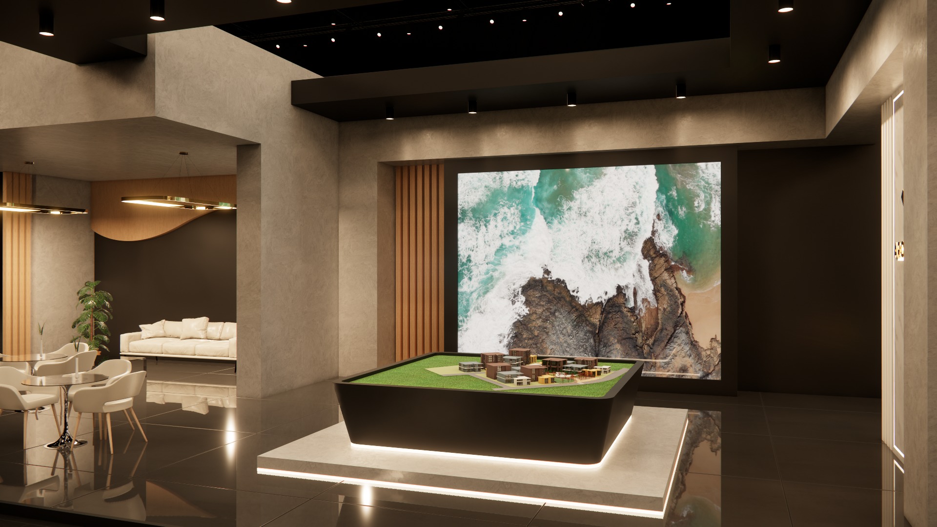 Real estate booth 20m x 8m 3D model 3D model_5