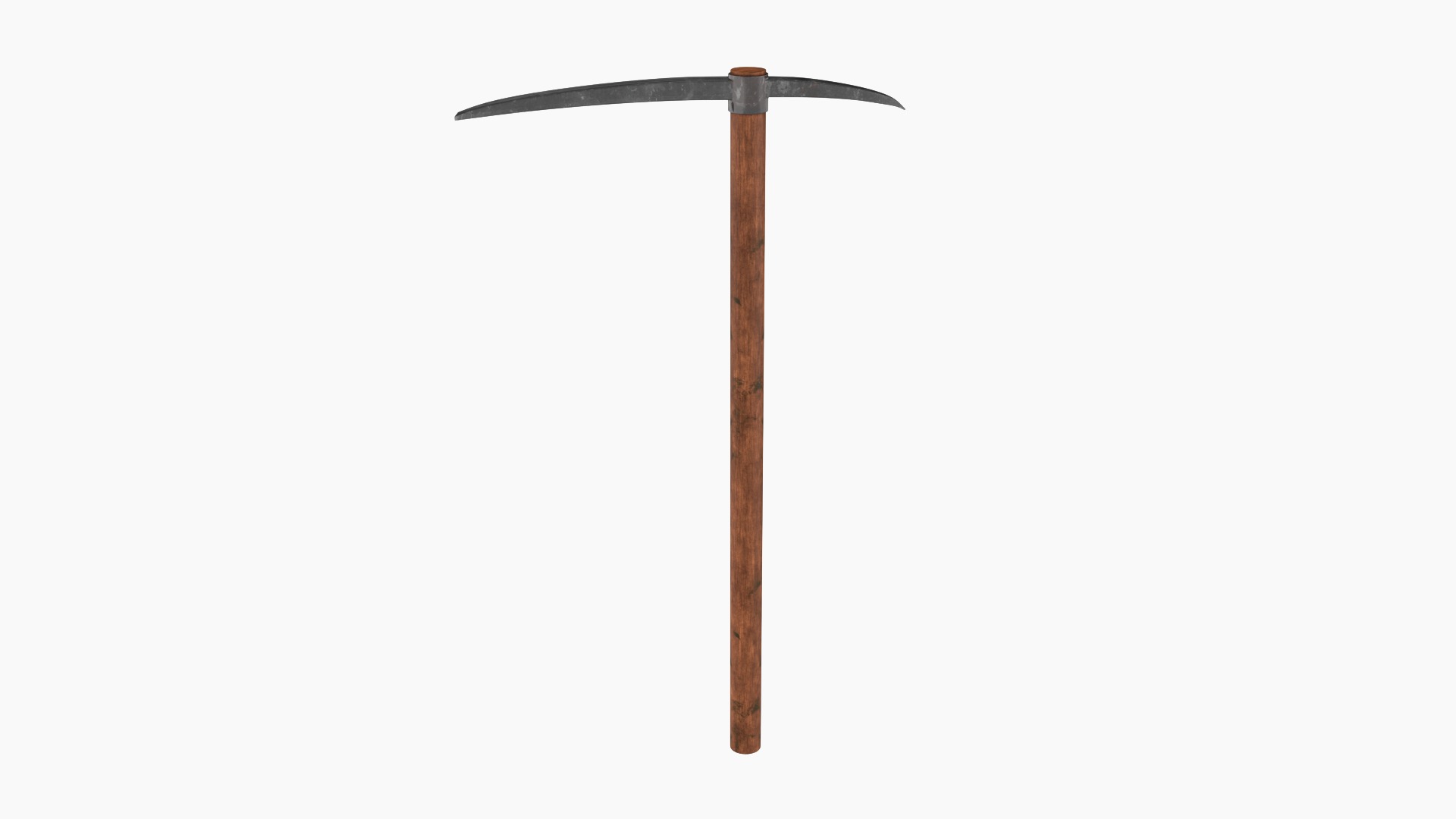 Pickaxe Low-poly 3D model_2