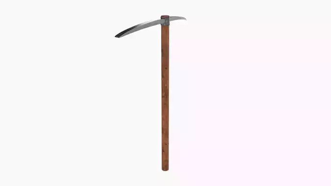 Pickaxe Low-poly 3D model
