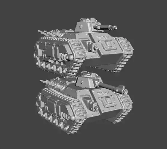 6MM 8MM SCALE IMPERIAL GUARDIANS APC TANKS MINIATURE MODELS GAME 3D print model