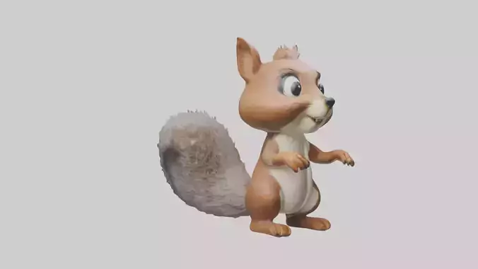 Standing Squirrel Model