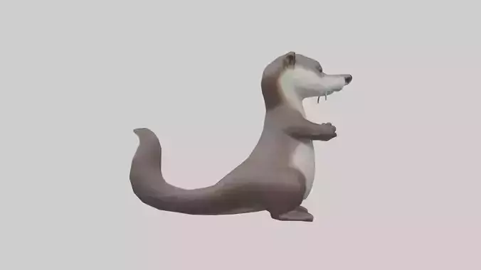 Standing Otter Model