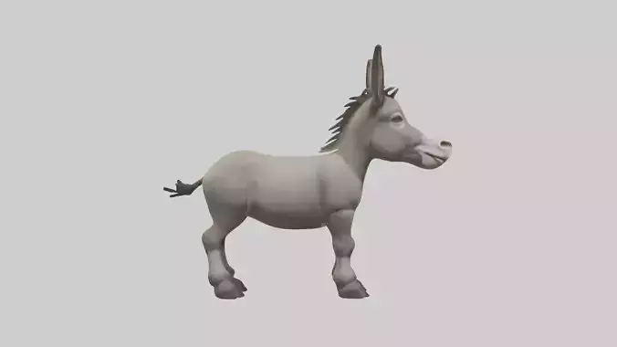 Standing Donkey Model