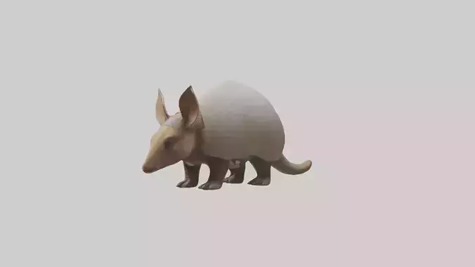 Standing Armadillo Model