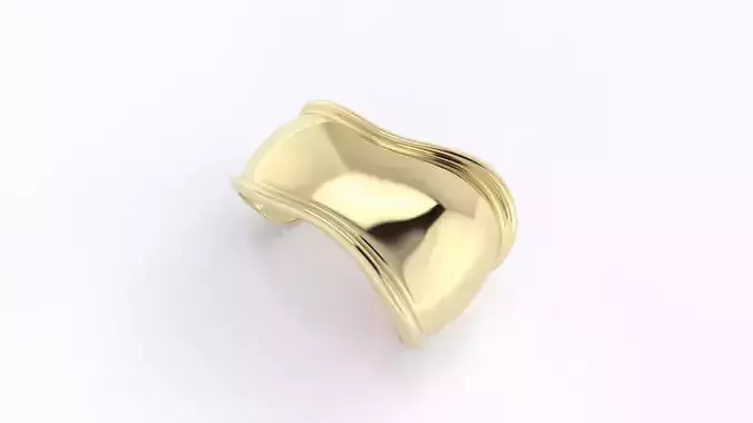 Small Bone Cuff Inspiration Tiffany 3D print model