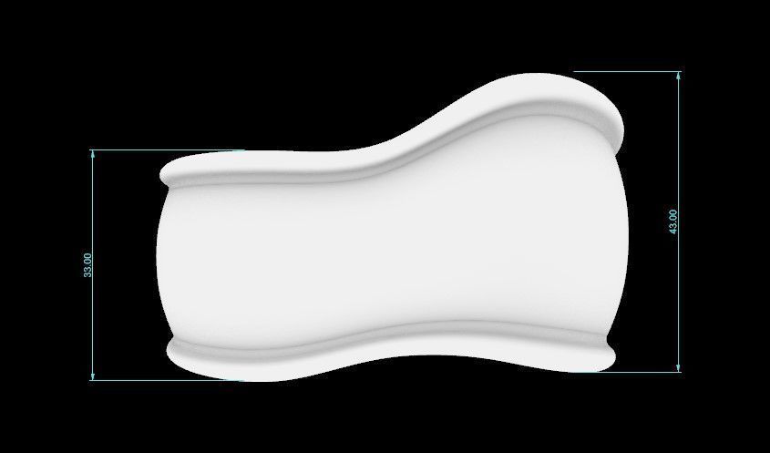 Small Bone Cuff Inspiration Tiffany 3D print model_7