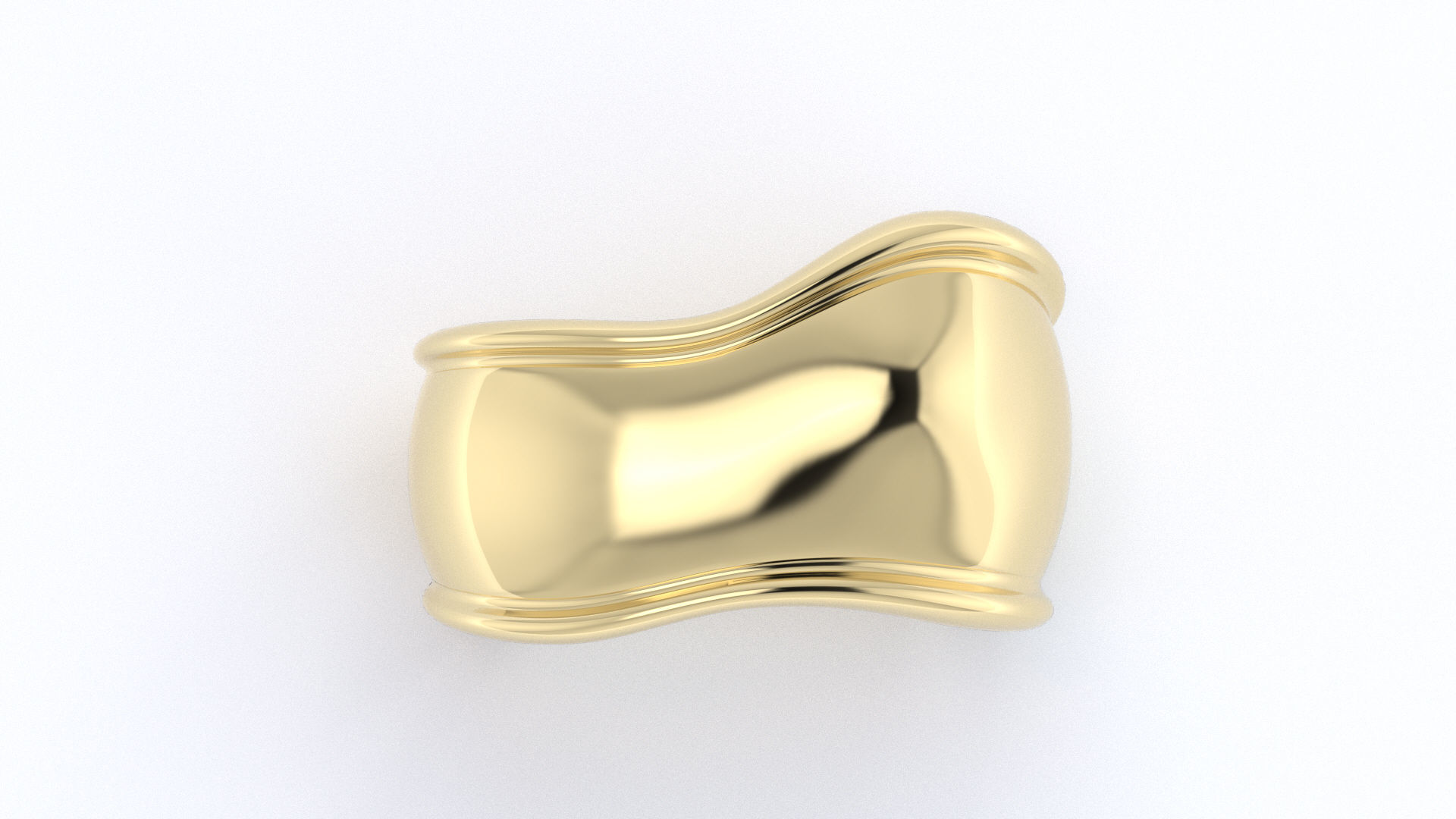 Small Bone Cuff Inspiration Tiffany 3D print model_2